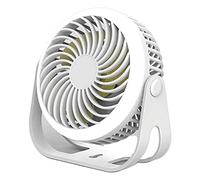 Guaber Outdoor LED Light Camping Fan Portable Electric USB Charging Mute Portable On The Wall Quiet Fan