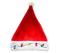 Guaber Plush Hat Christmas Santa Soft Plush Party Cosplay Props Novelty Festival New Year Funny Hats For Kids Boy For Family Long Adults Funny