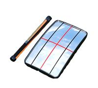 Guaber Portable Golfs Swing Standing Alignment Glasses Learning Tool Quick Feedbacks Putter Alignment Tool With Indicators Rod Golf Postures Correction Device