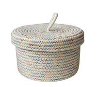 Guaber Storage Boxes With Lid Made By Cotton Rope Strong And Soft Not Easy To Break For Touch Smoothly 3 Types To Choos Storage Baskets For Organizing With Lid Decorative Home Decor Towels
