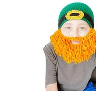 Guaber StPatrick Day Celebration Green Hat For Kid Festival Theme Party Handmade Crochet Top Caps Irish Theme Headwear Green For Party