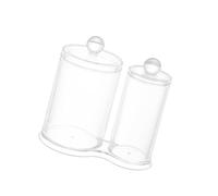 Guaber Sturdy Acrylic Storage Jars Set Ideal For Organizing Makeup Tools Bathroom Essential Travel Friendly Clear Acrylic Bathroom Dispenser