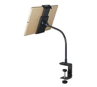 Guaber Tablet Holder For Bed Adjustable Tablet Phone Bed Stand Mount 360 Degree Rotatable Foldable Metal Arm Holder Desk Clamp For Tablets