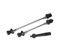 Guaber Titanium-Coated Steel Skewers Oxidation Quick Release Tool Secure Locking For 15s Installation Bike Wheel Skewer Replacement