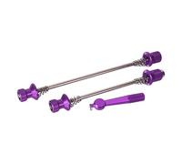 Guaber Titanium-Coated Steel Skewers Oxidation Quick Release Tool Secure Locking For 15s Installation Bike Wheel Skewer Replacement