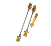Guaber Titanium-Coated Steel Skewers Oxidation Quick Release Tool Secure Locking For 15s Installation Bike Wheel Skewer Replacement