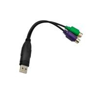 Guaber USB Adapter To Double Keyboards Cable For Keyboards Plugs And Play Designs Compatible For Window