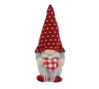 Guaber Valentines Sweet Love Heart Gnomes Elves Plush Dolls Figurine for Home Tabletop Decors Wedding Centerpieces Ornament Mystery Love Blessing Dolls