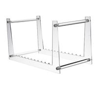 Guaber Vinyls Record Storage Holder Acrylic Display Stand Portable Book Album Organizer Decoration Transparent Acrylic High Capacity Organizer