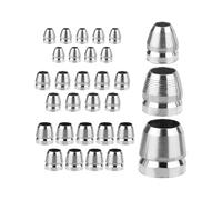 Guaber Wedges Hammer Handle Splitting Installation Supplies for Reinforcing Round Tool 8mm 10mm 12mm Steel Handle Wedges for Axes