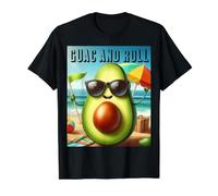Guac and Roll with Avocado Guacamole for Cinco De Mayo Value Graphic T-Shirt, Men, Black, M