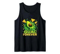 Guac Forever Avocado Guacamole Explosion With Chips Food Art Tank Top