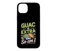 Guac Is Extra and So Am I Tacos Taco Lover Foodie Case for iPhone 14 Plus