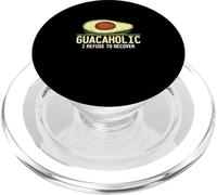 Guacaholic I Refuse To Recover Funny Avocado Guacamole Lover PopSockets PopGrip for MagSafe