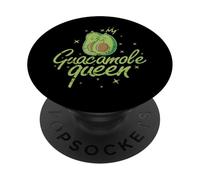 Guacamole Queen Funny Avocado Lover PopSockets Adhesive PopGrip