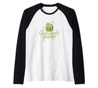 Guacamole Queen Funny Avocado Lover Raglan Baseball Tee