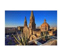 Guadalajara Cathedral Mexico Tin Sign 8x6 in Historic Landmark Vintage Wall Decor