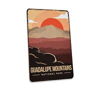 Guadalupe Mountains National Park Sign Vintage Looking Decorative Signs Home Décor Gift 8x12 Matte 108120086014