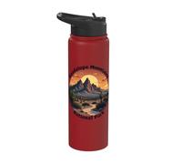 Guadalupe Mountains National Park Sunset Cactus Stainless Steel Insulated Water Bottle