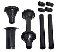 Guador 9Pcs Small Water Fountain Nozzle Kit Heads Fountain Spray Head Set Pump 3 Kinds of Nozzle Selection Water Set Adjustable Pond Pump