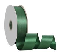 guagchuan Forest Green Satin Ribbon 38mmx 91m Ribbon Thin Solid Fabric Ribbons for Gift Wrapping Invitation Floral Hair Balloons Craft Sewing Party Wedding Popsicles Decoration Valentine's Day Bouquet