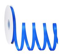 guagchuan Royal Blue Satin Ribbon 10mmx 96m Ribbon Thin Solid Fabric Ribbons for Gift Wrapping Invitation Floral Hair Balloons Craft Sewing Party Wedding Popsicles Decoration Valentine's Day Bouquet