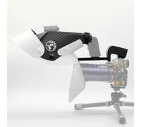Guage Macro Flash Diffuser for MF12 Flash, Horseshoe Diffuser with Telescopic Holder, Hot Shoe, Raised Version, Macro Diffuser for Macro Photography, Insect Photography & Close-up