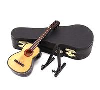 Guajave Bass Guitar Model Miniature Replica, Ornamental Miniature Replica Guitars Mini Classical Guitar/Electric Guitar Model Holiday Ornament