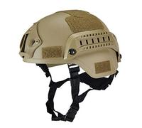 Guajave Military Tactical Helmet Airsoft Gear Paintball Head Protector with Night Vision Sport Camera Mount