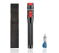 Guakiili 50MW Fiber Optic Tester, 50Km Visual Fault Locator, VFL Fiber Optic Cable Tester with 9/125um FC Male to LC Female Singlemode Adapter