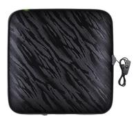 GUAKK Heated Seat Cushion with USB Power Portable Electric Car Seat Warmer and Office Chair Heater forHome Camping Dormitory, Living Room, Pet Bedroom, Outdoors Warm Sitting Pad (Black)