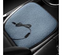 GUAKK Usb Heated Car Seat Pad with Fast Heating USB & 12V Portable Electric Heat Pad for Universal Car Office Chair Winter Warming Cushion Pet Bed Warmer Electric Seat Warmer (blue)