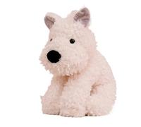 GUAKK West Highland White Terrier Plush Toys, 22cm Puppy Soft Cuddly Toy Cute Puppy Plushies Dog Teddy Stuffed Animal Gifts for Bos Girls Kids Adults - White