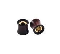 Gualiy 2 PCS 0 Gauge Earrings Tunnels, Plugs and Tunnels Set Red Wood Ear Plugs 8mm for Women Men