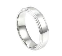Gualiy Wedding Ring 18K Yellow Gold, High Polished Simple Band Marriage Promise Rings for Men Size N 1/2