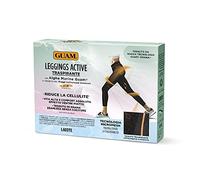 Guam Breathable Active Leggings with Seaweed Size S_M 42-44, Seamless Covering, Flat Belly Effect, Black, 16.3 x 21.5 x 3.8 cm; 240 Grams
