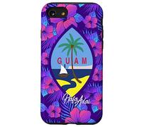 Guam Chamorro Pride Hafa Adai Tropical Flower Flag Case for iPhone SE (2020) / 7/8