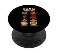 Guam Food 101 Chamorro BBQ Red Rice Keleguen Escabeche PopSockets Adhesive PopGrip
