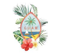 Guam Inspired Journal: Tropical Notebook with Island Artwork: 6x9 | 200 Lined Pages | Hardcover Design