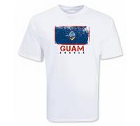 Guam Junior Soccer T-Shirt in White | Size: 9-11 Years Guam White 9-11 Years