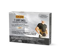 Guam Snell Men's Slimming T-Shirt with Flat Stomach Effect - Reduced and Remodel Abdominal Zone, Improves Microcirculation Wear >6H/Day - S/M - Black - Well-Being to Wear