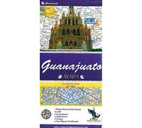 Guanajuato, Mexico, State and Major Cities Map (Spanish Edition)