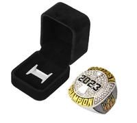 guancrown 2023 Fantasy Football Championship Ring Big Heavy FFL Champion Ring (size 13, ring with free box)