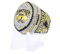 guancrown 2025 Fantasy Football Championship Ring Award Prize Trophy Sports Winner FFL Champion Ring