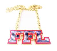 guancrown Fantasy Football Champion Chain Medal, Gold Champ Necklace Award Medal, MVP Necklace, Football Turnover Chain, Fantasy Football Chain, 11