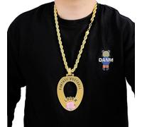 guancrown Fantasy Football Loser Chain Medal Last Place Toilet Bowl Trophy Award Neck Chain