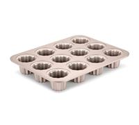 Guangcailun 12 Cavity Mold Carbon Steel Baking Mold Pan for Home Baking | Non Stick Cavities End Greasing Chores And Broken Cakes So Sweet Treats Come Out Neat Every Single Time