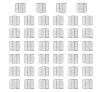 Guangcailun 40pcs Wall Cracks Inserts Cuttable Solution for Cracks On Brick Walls Stainless Steel Brick Weep Hole Covers Replace