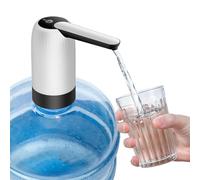 Guangcailun 5 Gallon Bottled Water Dispenser Pump, Automatic Water Bottle Pump Electric Water Dispenser, Universal USB Rechargeable Water Bottle Pump, Portable Electric Mini Water Pump, White