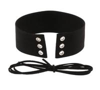 Guangcailun Adjustable Leather Necklace Gothic Style Bar Nights And Costumed Events Costume Accessory. Can Adjust Choker Size As Like Depending On Size Of Neck. For Evening